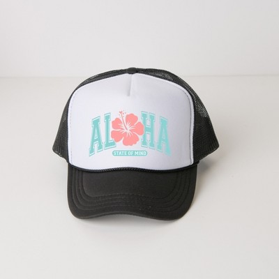 Simply Sage Market Aloha State of Mind Flower Adult Foam Trucker Hat