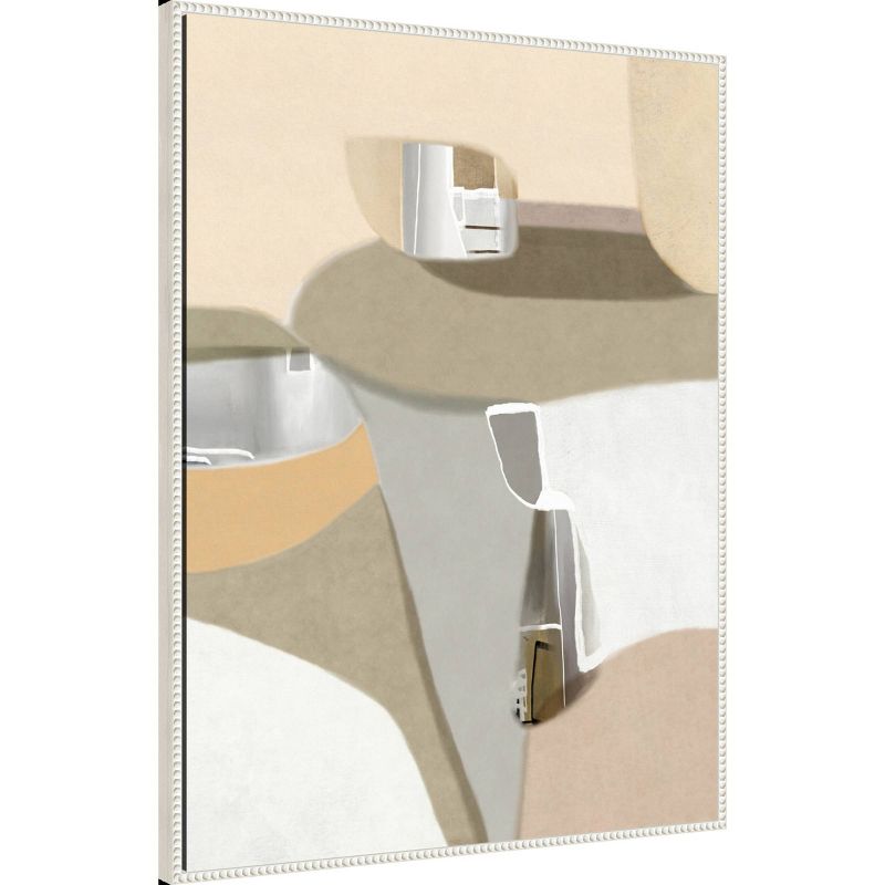 32&#34;x42&#34; La Dolce Vita by Roberto Moro Framed Canvas Wall Art Print White - Amanti Art, 3 of 11