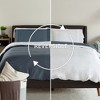 Cariloha Sateen Color Block Duvet Cover - 3 of 4