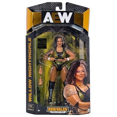 AEW Unrivaled 17 Rare 1 of 3000 Willow Nightingdale Action Figure
