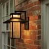 LLHZSY Modern Industrial Black 13" Integrated LED Outdoor Wall Lights Sconce - 3000K Warm Light - 3 of 4