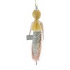 De Carlini Italian Ornaments 7.0 Inch Estelle In Silver Dress Christmas Tree Ornament , Fashionista Modern Chic (1PC) - 2 of 3