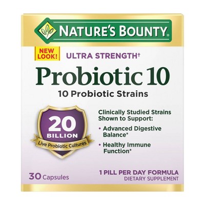 Nature's Bounty Probiotic 10 Capsule - 30ct : Target