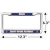 US Coast Guard Academy Bears Logo Full Size Standard License Plate Metal Frame - 4 of 4