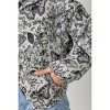 Women's Fantasia Floral Jacquard Puff Jacket - Polagram - 4 of 4