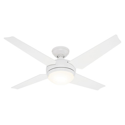 Sonic Lighted Ceiling Fan White Hunter Fan