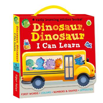 Dinosaur, Dinosaur I Can Learn 4-Book Boxed Set with Stickers - by  Villetta Craven (Mixed Media Product)