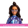 Barbie Deluxe Style Fashion Doll #7 in Metallic Blue Top and Skirt with Accessories, Brunette - 3 of 4