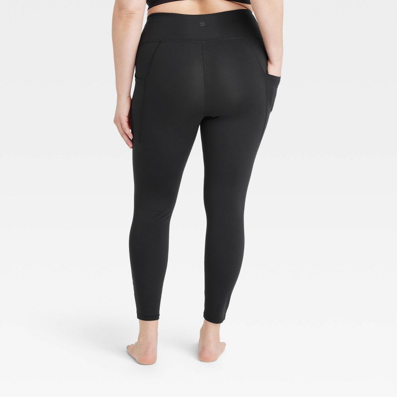 Women's Brushed Sculpt High-Rise Pocketed Leggings - All In Motion™, 3 of 4