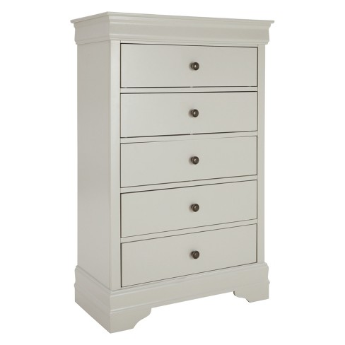 Jorstad Five Drawer Chest Gray Signature Design By Ashley Target