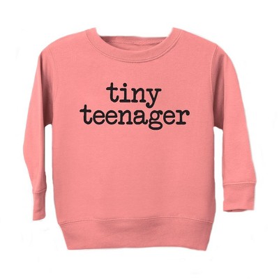 The Juniper Shop Tiny Teenager Typewriter Toddler Graphic Sweatshirt