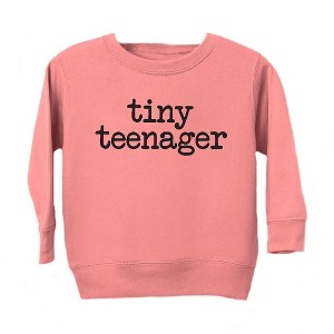 The Juniper Shop Tiny Teenager Typewriter Toddler Graphic Sweatshirt - 1 of 3
