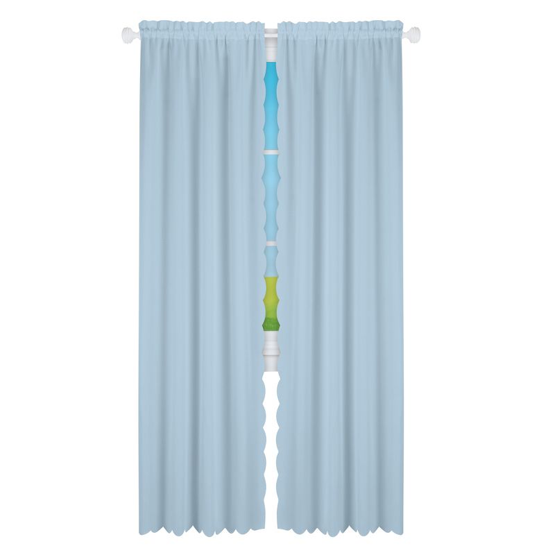 Collections Etc Scalloped Edge Curtains, 1 of 6