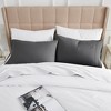 Southshore Fine Living, Vilano Collection Set of 2 Pleated Pillowcases Ultra-Soft Brushed microfiber - 2 of 4