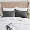 Southshore Fine Living, Vilano Collection Set of 2 Pleated Pillowcases Ultra-Soft Brushed microfiber - image 2 of 4