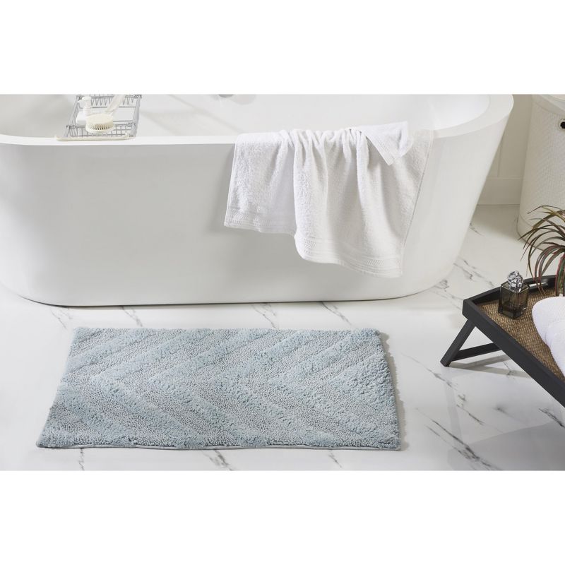 Hugo Collection 100% Cotton Tufted 2 Piece Bath Rug Set - Better Trends, 4 of 7