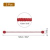 Unique Bargains Cotton Decorative with Double Ball Indoor outdoor Curtain Holdbacks 2 Pcs - 2 of 4