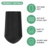 Unique Bargains Anti-Slip Folding Camp Chair Replacement Feet Black 13mm - 2 of 4