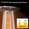 East Oak 18.23"x21.84" 48000 BTU Torch Patio Propane Outdoor Portable Heater Bronze Finish: Iron Frame, 10ft Heat Radius - 3 of 4