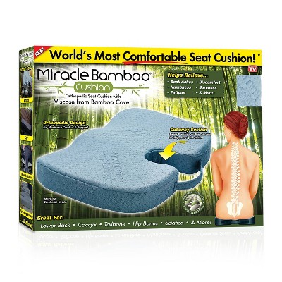 as seen on tv miracle bamboo cushion