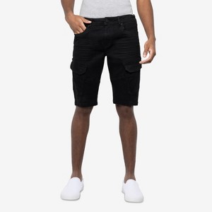 X RAY Men's Denim Cargo Shorts 12 Inches Inseam - 1 of 4