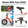 Okak 18/20IN Toddler Bike with Removable Training Wheels, Mini Bike with Front V Brake and Rear Holding Brake, Kids Bike for 3-5 Years - 4 of 4