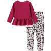 Disney Mickey Mouse & Friends Kids Girls Fall Casual Top and Bottom Sets - 4 of 4