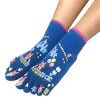 Wrapables Amusement Park Cartoon Socks Five Toe Socks (Set of 3) - 2 of 4