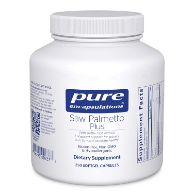 Pure Encapsulations Saw Palmetto Plus - with Nettle Root Extract to Support Urinary Function