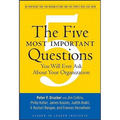 The Five Most Important Questions You Will Ever Ask about Your Organization - (Frances Hesselbein Leadership Forum) 3rd Edition by  Peter F Drucker