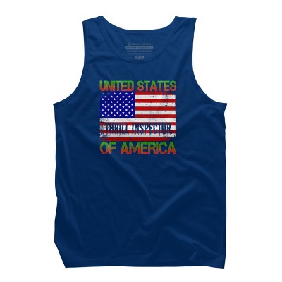 Men's Design By Humans Halloween Thrill Inspector Funny USA Military Soldier Veteran Un By TeeShirtMadness Tank Top