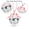 Unique Bargains Shiny Surface Mirror Ornament Car Party Accessory Disco Balls - 2 of 4