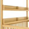 KTMBDW Canopy Bed Frame with 2 Tier Storage Shelves and Guardrails, Montessori Floor Bed with Fence for Girls, Boys - 4 of 4