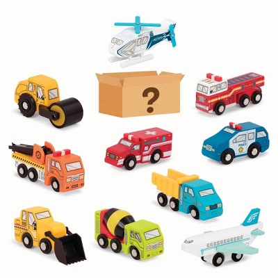 Wooden toy cheap cars and trucks