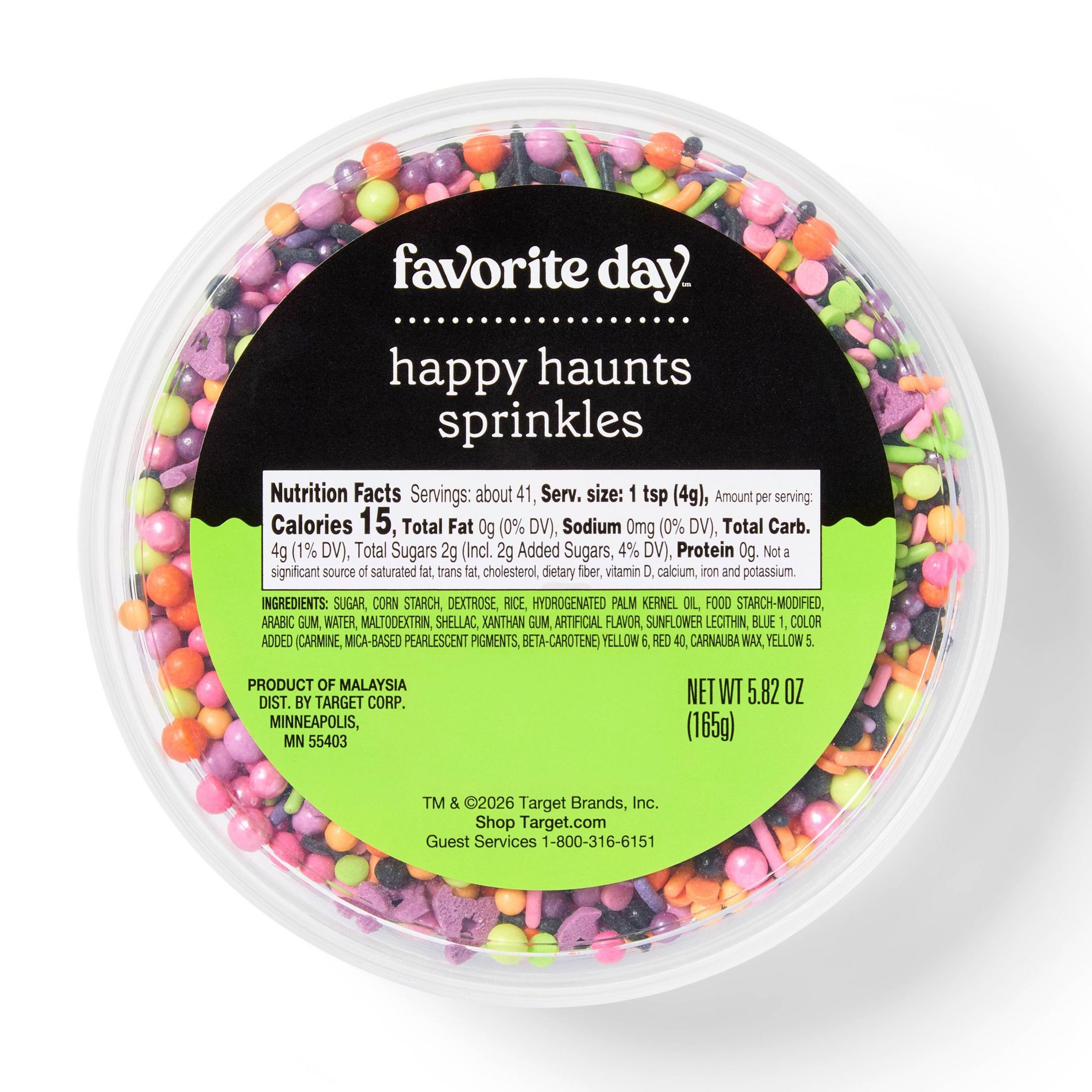 Happy Haunts Halloween Sprinkles - 5.82oz - Favorite Day™