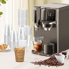 Attop 100 Pack - 16 oz Clear Plastic Cups with Lids and Straws, Sturdy & Food Safe Iced Coffee Cups with lids - 3 of 4