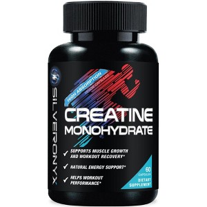 Creatine Monohydrate Capsules – Strength, Lean Muscle Growth & Workout Support - 60 Capsules - 1 of 4
