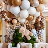 PartyWoo Balloon Arch Kit Brown Tan Neutral Boho 18 12 10 5 Inch 100 pcs - 3 of 4