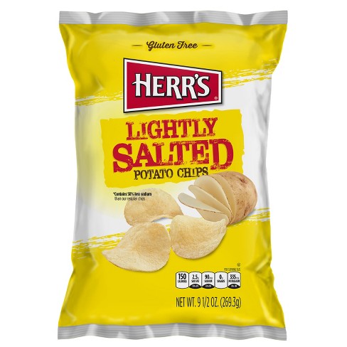 Herr S Lightly Salted Gluten Free Potato Chips 10 5oz Target