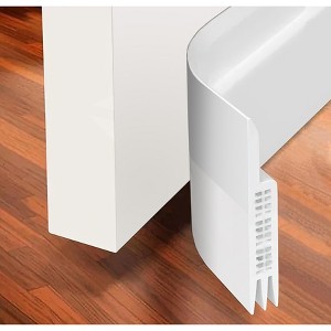 5 Star Super Deals Door Draft Stopper Under Door Insulator Seal Adjustable 39" Under Door Sweep Draft, Noise, & Dust Blocker Triple Insulated - 1 of 4