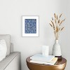 Cynthia Haller Classic blue and gold paisley Metal Framed Art Print - Deny Designs - 2 of 4