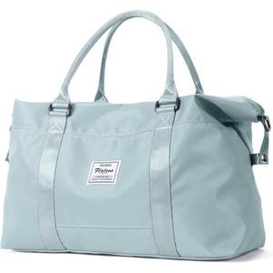 Large Sport Gym Tote for Women, Waterproof Carry On Overnight Bag with Wet Pocket, Airplane Travel Ready - 1 of 4