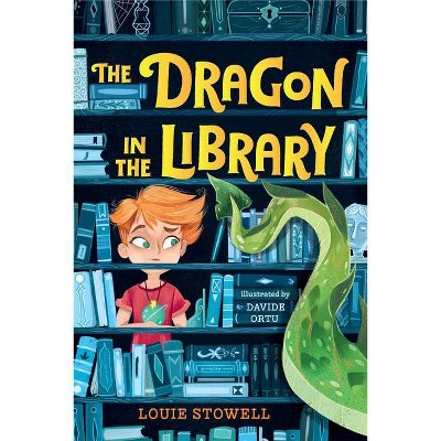  The Dragon in the Library - (Kit the Wizard) by  Louie Stowell (Hardcover) 