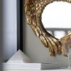 GlasFlength Decorative Wall Mirrors Golden Wing Accent Mirror Wall Mirror Antique Classic Mirror for Living Room, Gold, 22.4"*3.4"*15.8" - 4 of 4