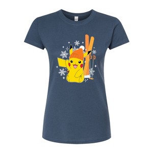 Women's - Pokémon - Pika Skii Fitted Graphic T-Shirt - 1 of 3