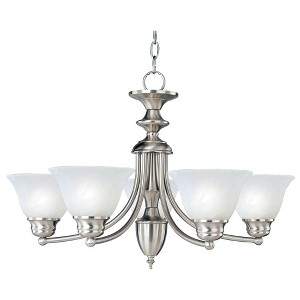 Maxim Lighting Malaga 5 - Light Chandelier in  Satin Nickel - 1 of 2