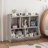 Whizmax Kids Bookshelf and Bookcase Toy Storage Multi Shelf with Cubby Organizer Cabinet for Boys Girls,Playroom - 2 of 4