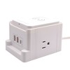 Link Wireless Desktop Power Station with Advanced Design & Fast Charging 3 USB Ports 2 AC Outlets Great for Offices, Dorms & More - 2 of 4