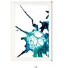 HomeRoots Ocean Living White Framed Print Wall Art - 3 of 4