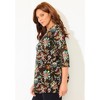 Catherines Women's Plus Size Suprema Feather Together Tee - 4 of 4